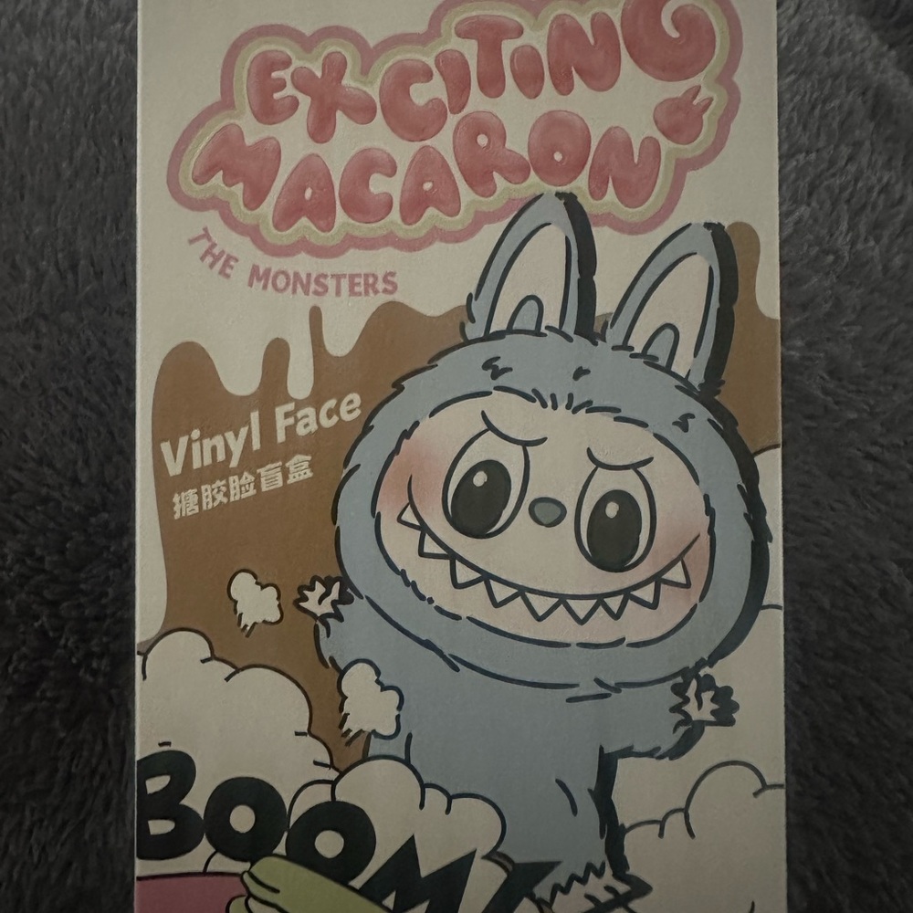New, authentic, Exciting Macaron Vinyl Face Toy